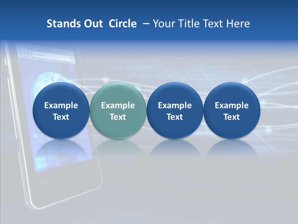Application Computer Touchscreen PowerPoint Template