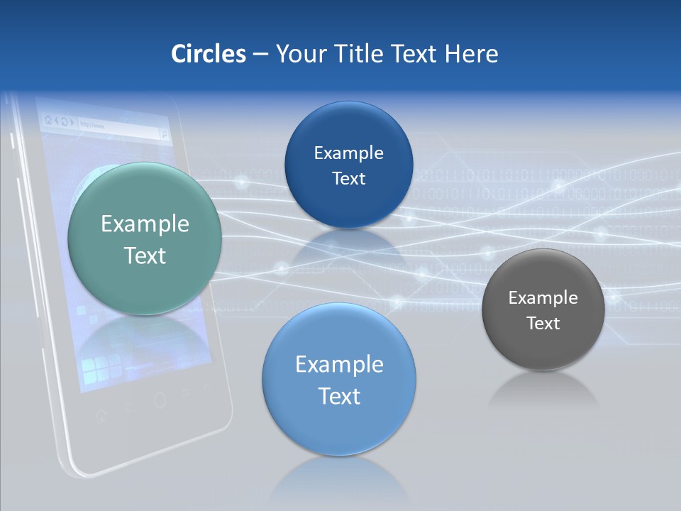Application Computer Touchscreen PowerPoint Template