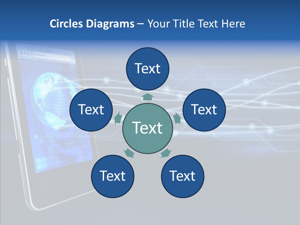 Application Computer Touchscreen PowerPoint Template