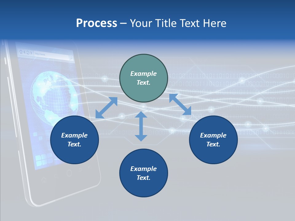Application Computer Touchscreen PowerPoint Template