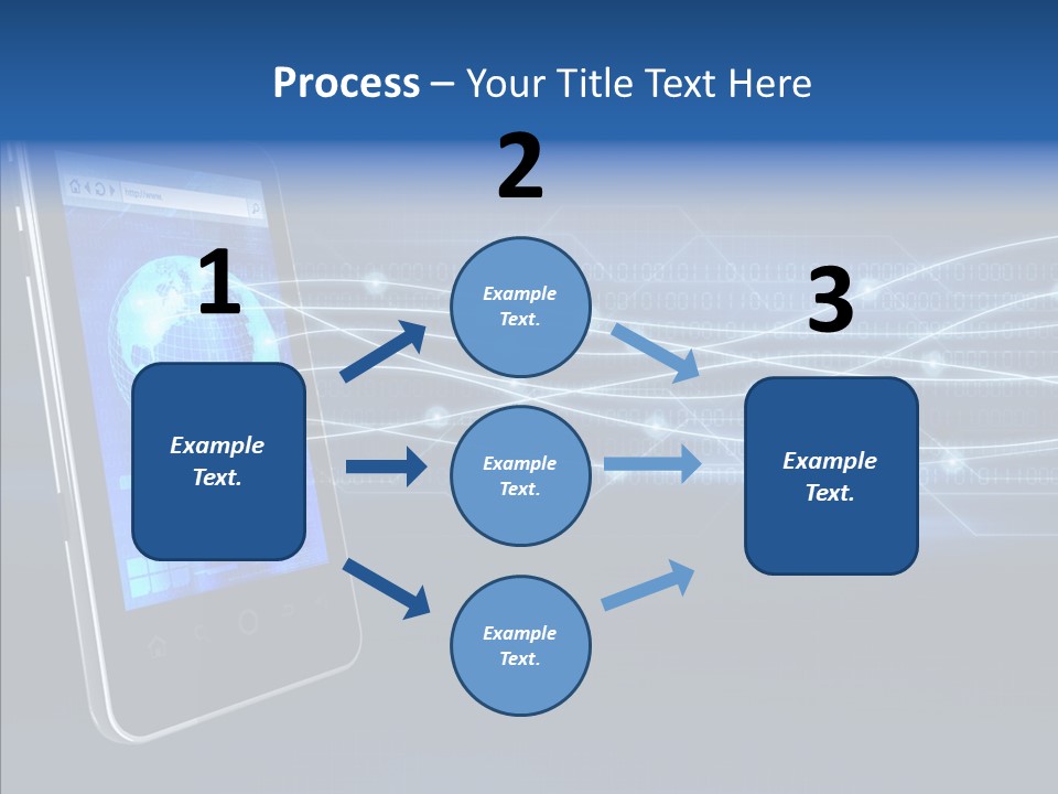 Application Computer Touchscreen PowerPoint Template
