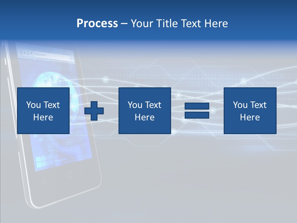 Application Computer Touchscreen PowerPoint Template