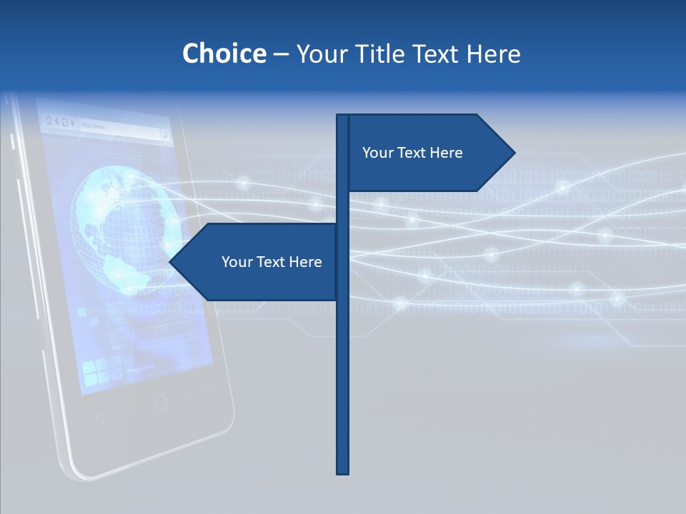 Application Computer Touchscreen PowerPoint Template