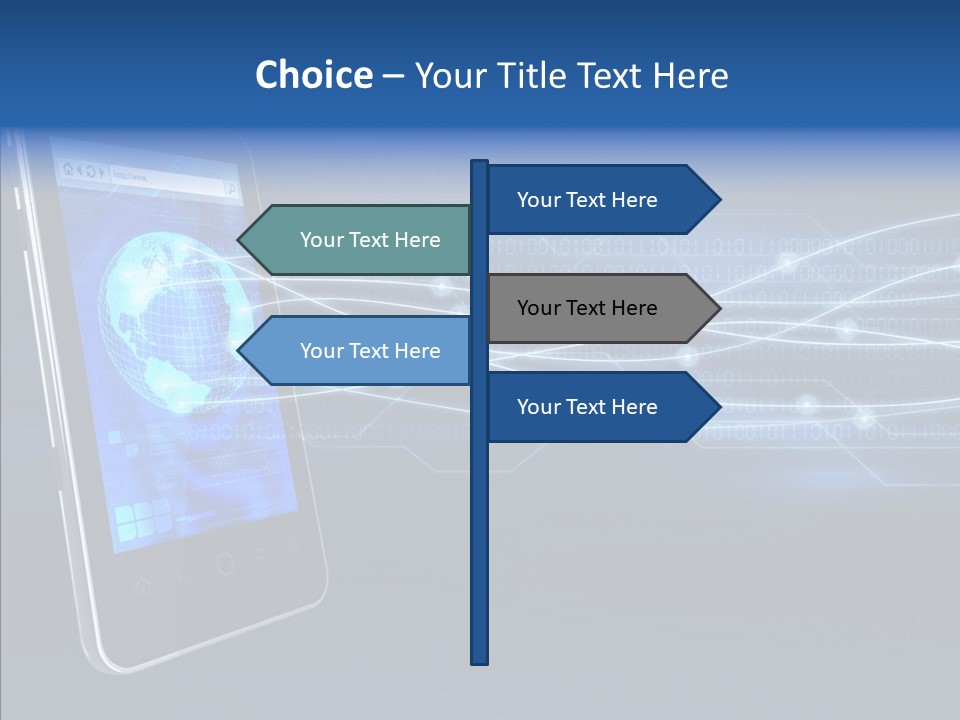 Application Computer Touchscreen PowerPoint Template