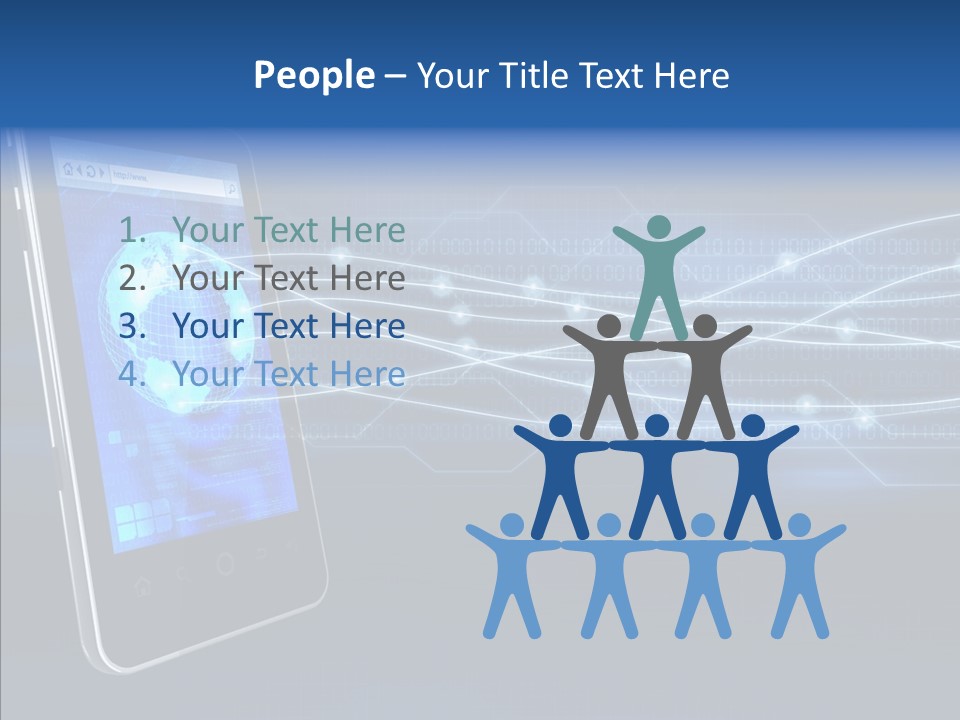 Application Computer Touchscreen PowerPoint Template