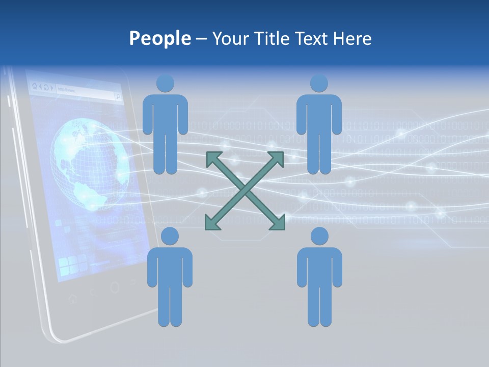 Application Computer Touchscreen PowerPoint Template