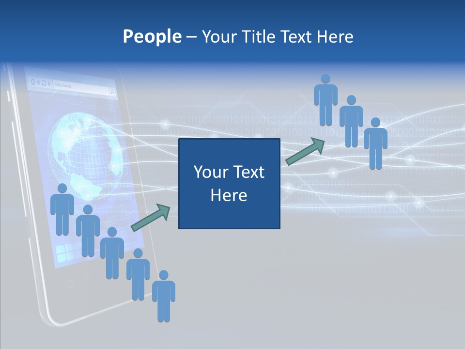 Application Computer Touchscreen PowerPoint Template