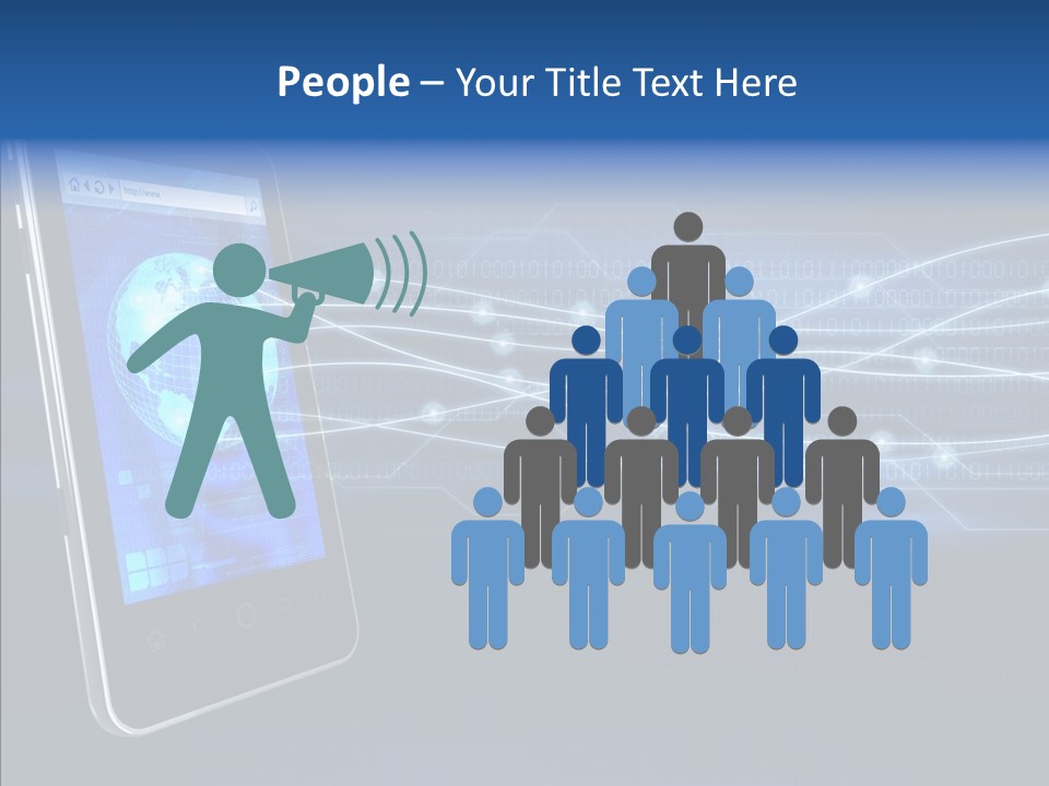 Application Computer Touchscreen PowerPoint Template