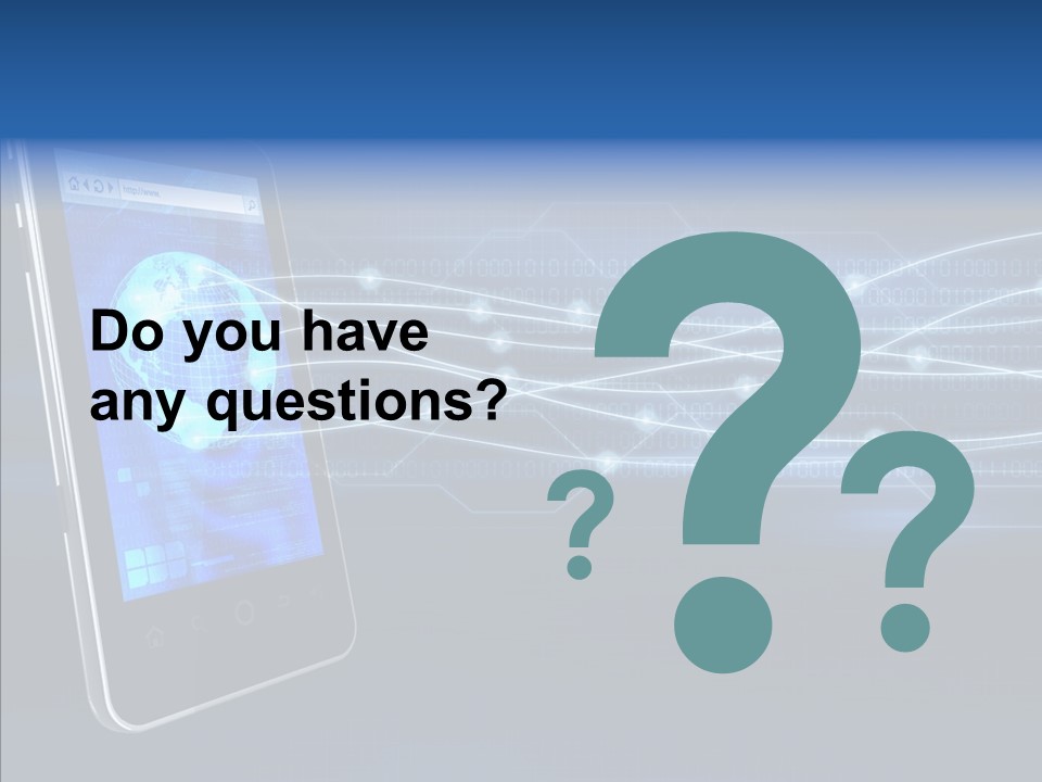 Application Computer Touchscreen PowerPoint Template