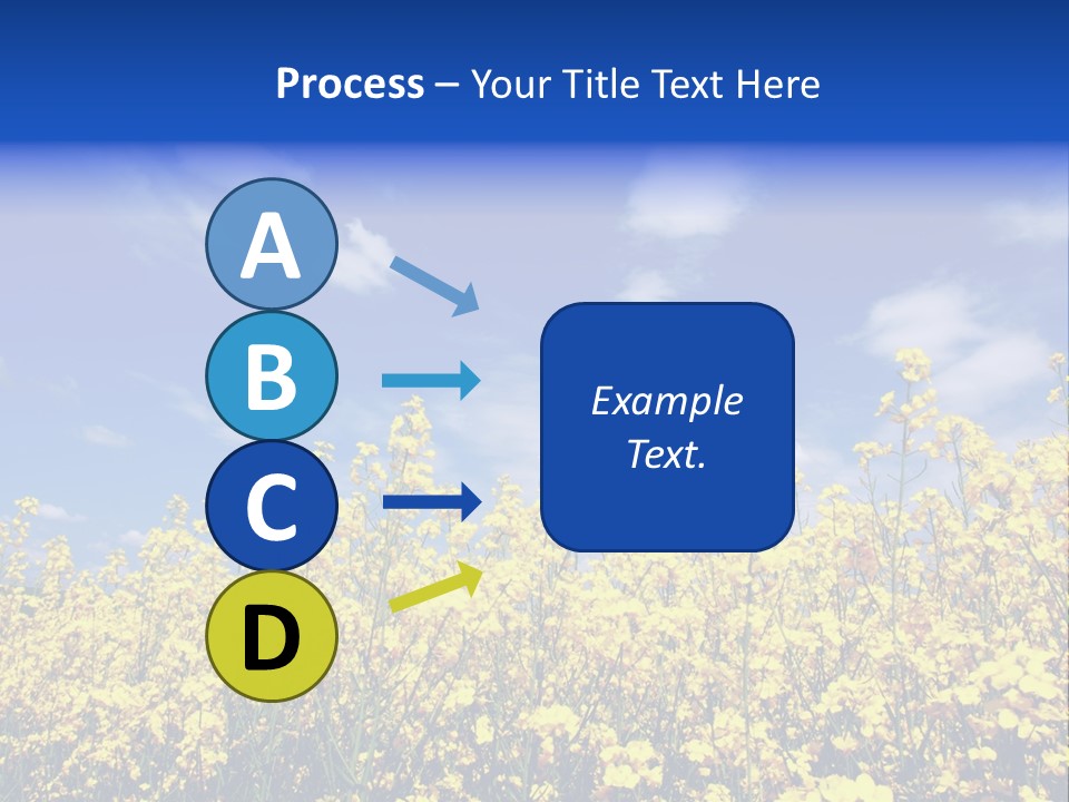 Heaven Floral Sun PowerPoint Template