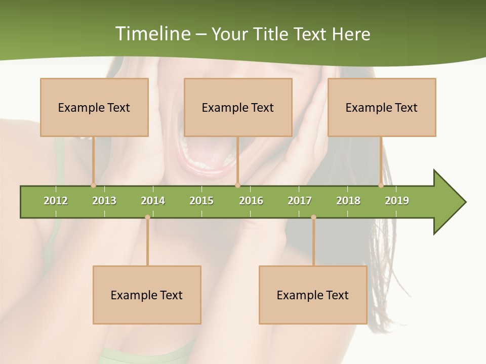 Casual Amazed Shock PowerPoint Template