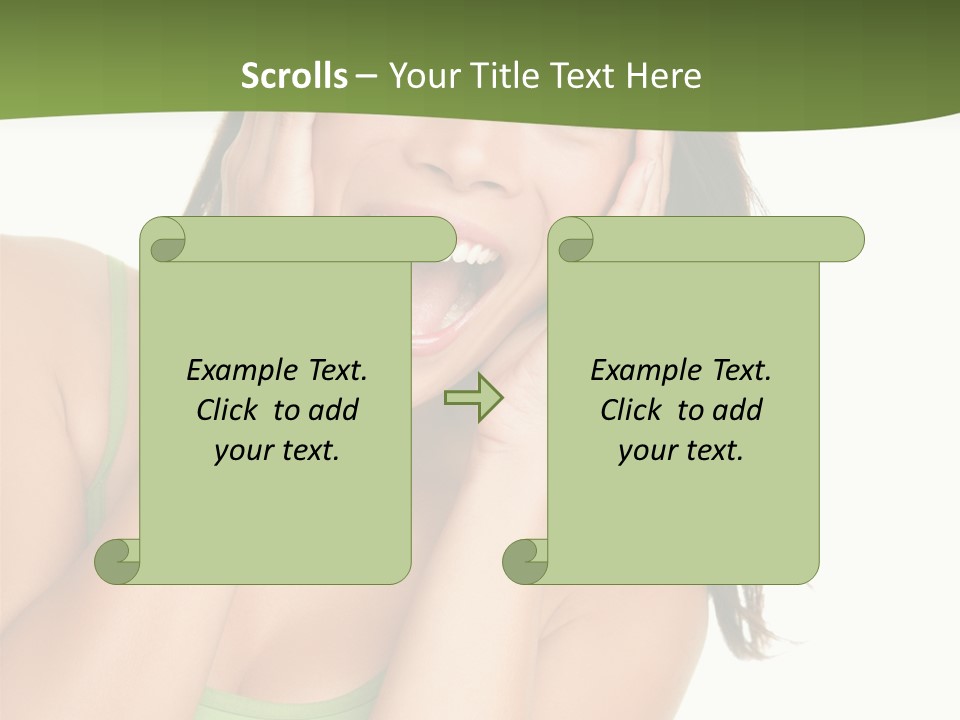 Casual Amazed Shock PowerPoint Template