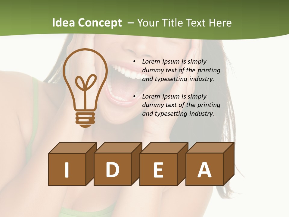 Casual Amazed Shock PowerPoint Template