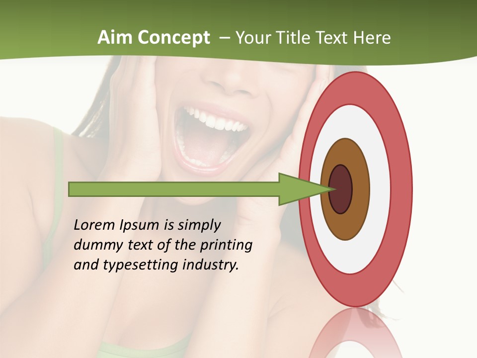 Casual Amazed Shock PowerPoint Template