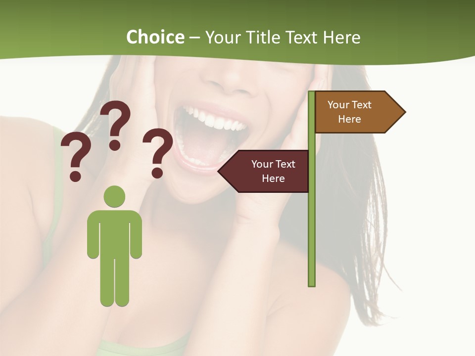 Casual Amazed Shock PowerPoint Template