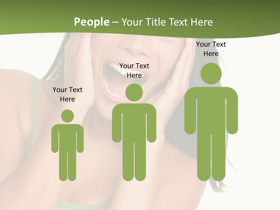 Casual Amazed Shock PowerPoint Template