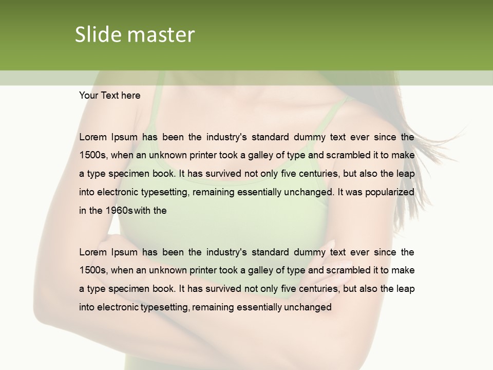 Indoors Race Beautiful PowerPoint Template