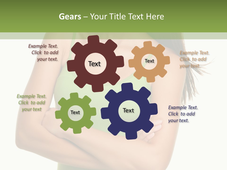 Indoors Race Beautiful PowerPoint Template