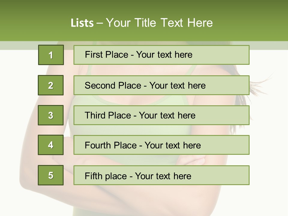 Indoors Race Beautiful PowerPoint Template
