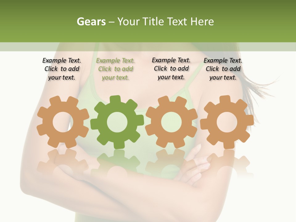 Indoors Race Beautiful PowerPoint Template