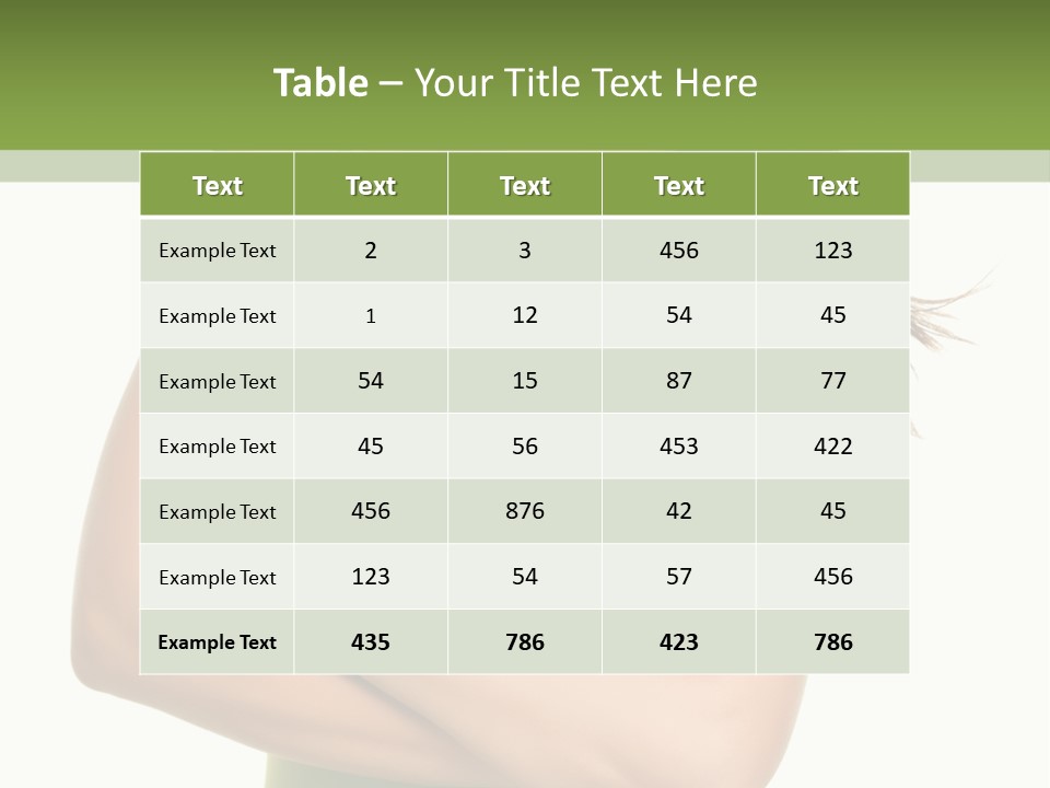 Indoors Race Beautiful PowerPoint Template