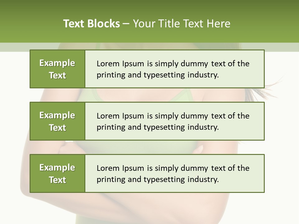 Indoors Race Beautiful PowerPoint Template