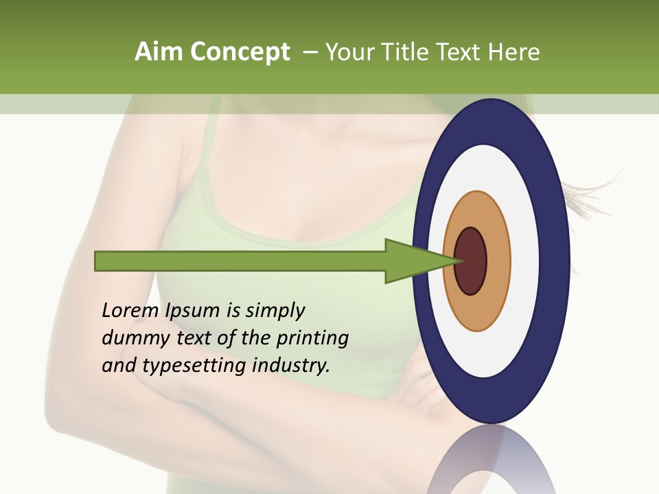 Indoors Race Beautiful PowerPoint Template