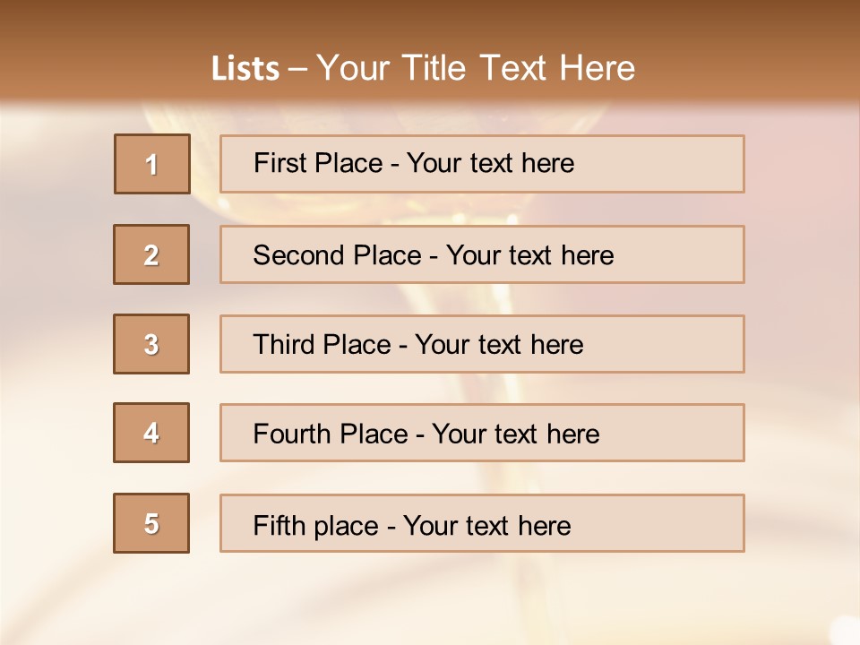 Stick Food Health PowerPoint Template