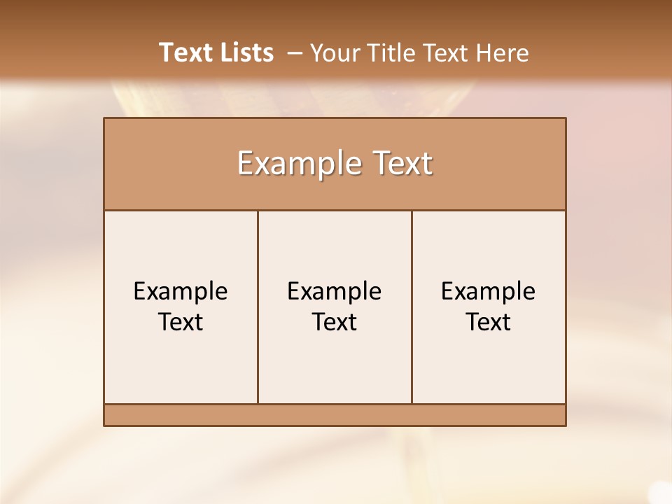 Stick Food Health PowerPoint Template