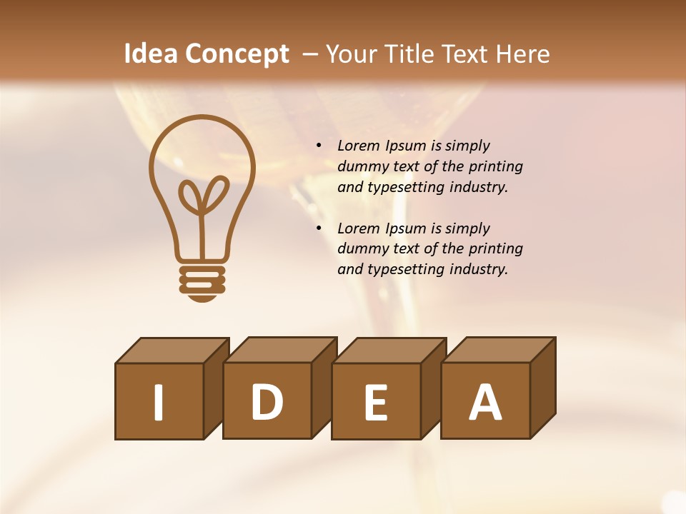 Stick Food Health PowerPoint Template