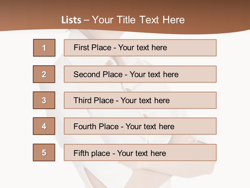 Look Cheerful Satisfied PowerPoint Template