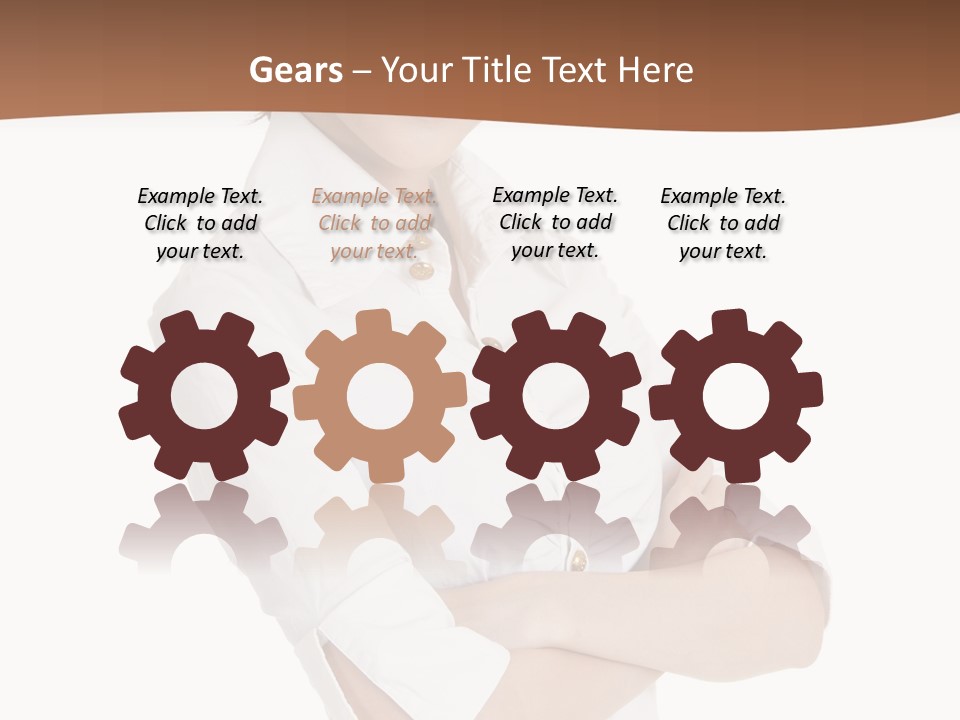 Look Cheerful Satisfied PowerPoint Template