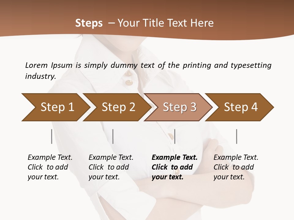 Look Cheerful Satisfied PowerPoint Template