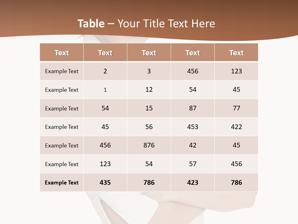 Look Cheerful Satisfied PowerPoint Template