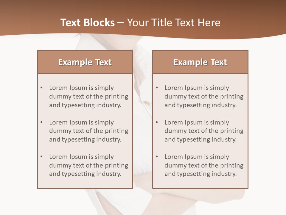 Look Cheerful Satisfied PowerPoint Template