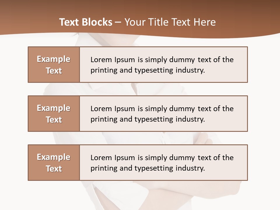 Look Cheerful Satisfied PowerPoint Template