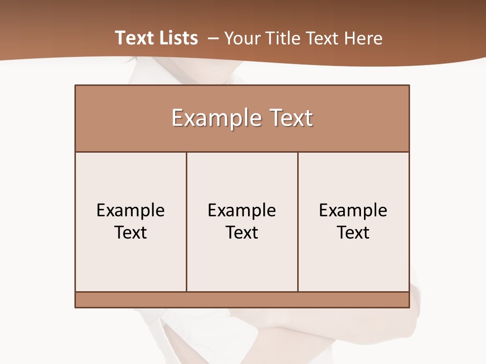 Look Cheerful Satisfied PowerPoint Template