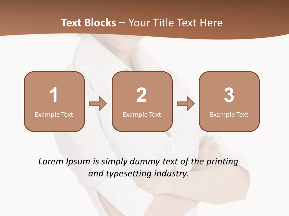 Look Cheerful Satisfied PowerPoint Template