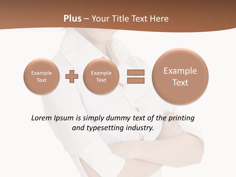 Look Cheerful Satisfied PowerPoint Template
