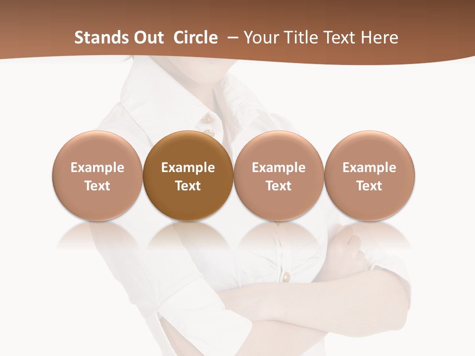 Look Cheerful Satisfied PowerPoint Template