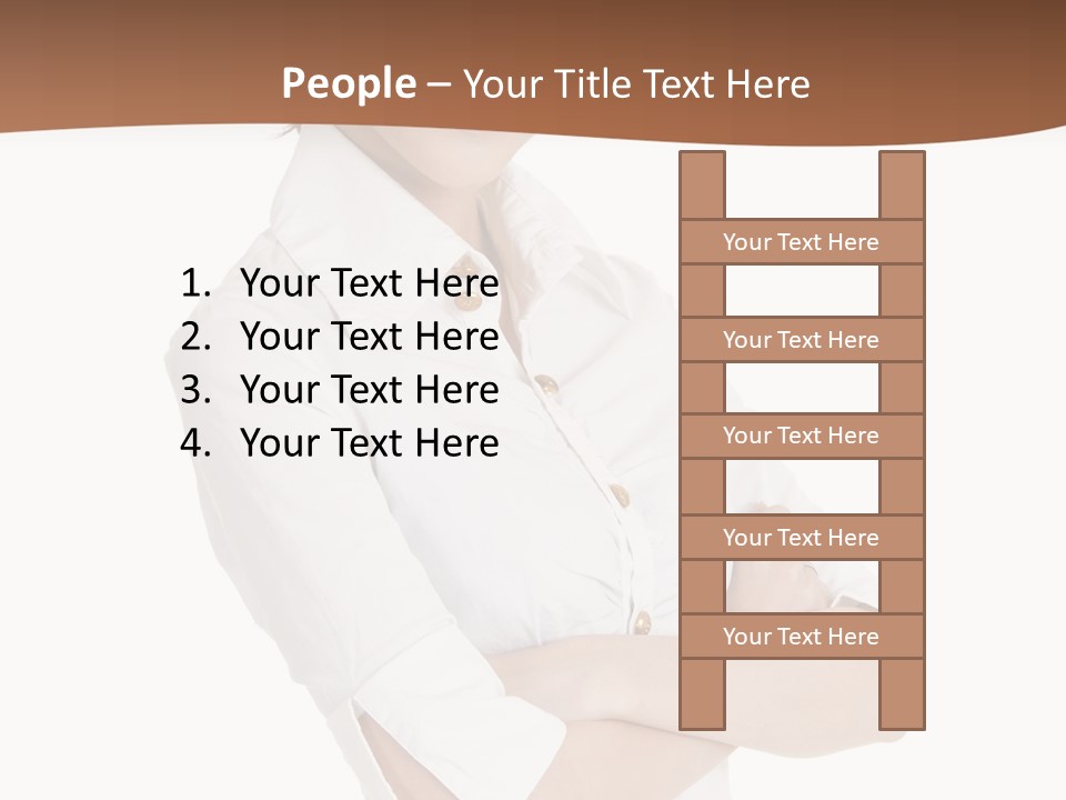 Look Cheerful Satisfied PowerPoint Template