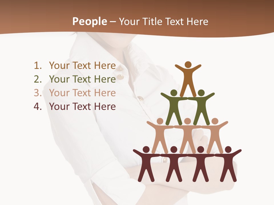 Look Cheerful Satisfied PowerPoint Template