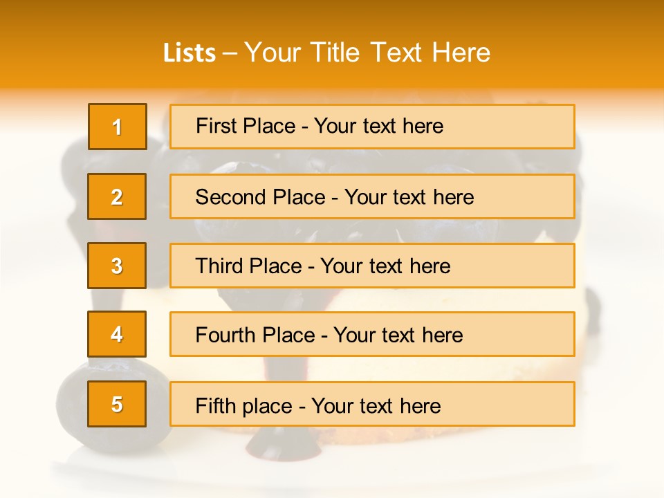 Dine Sugar Sweet PowerPoint Template