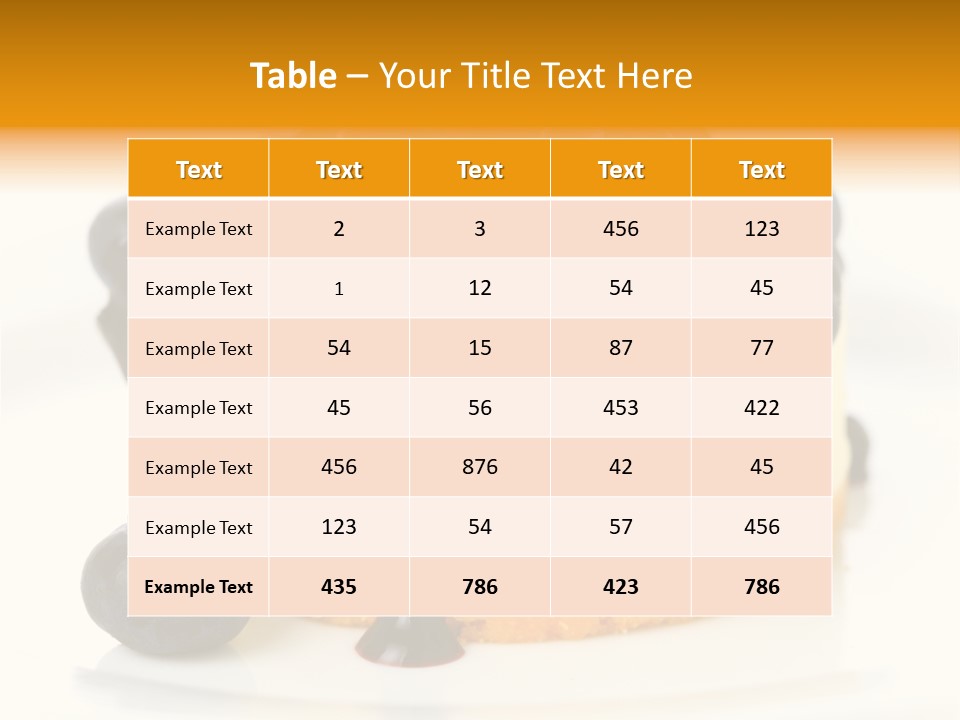 Dine Sugar Sweet PowerPoint Template