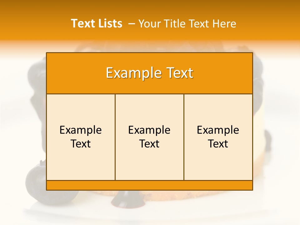 Dine Sugar Sweet PowerPoint Template