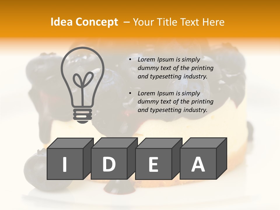 Dine Sugar Sweet PowerPoint Template