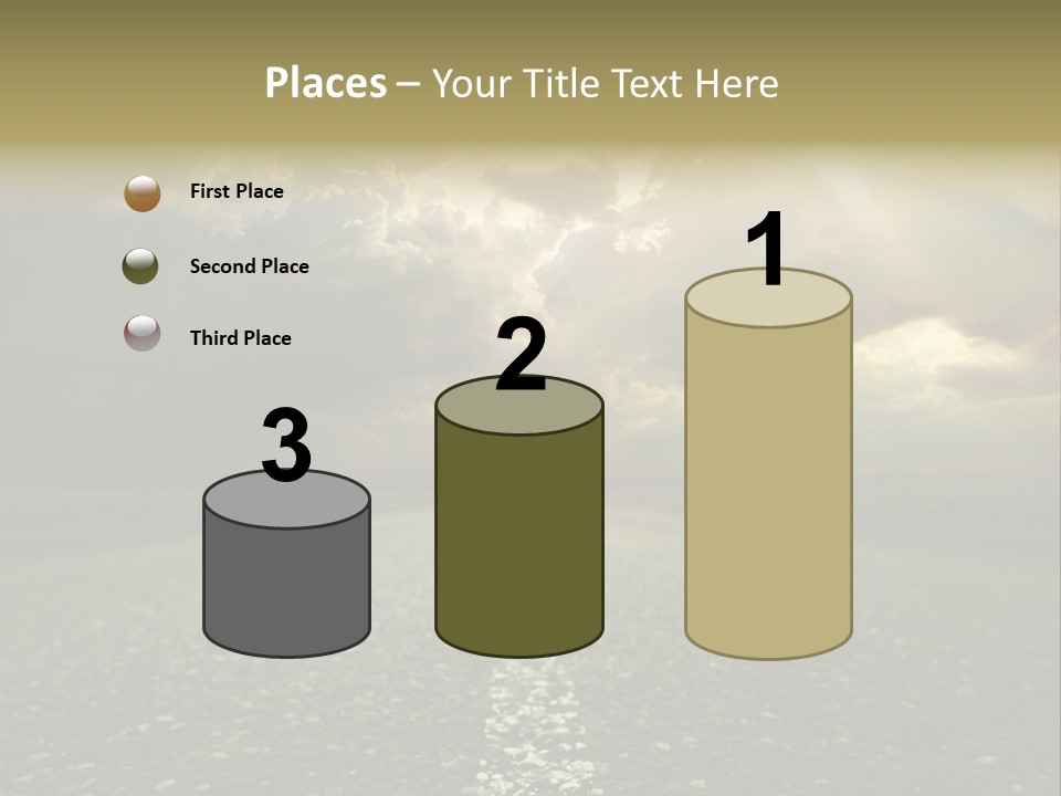 Arrow Non Urban Lane PowerPoint Template