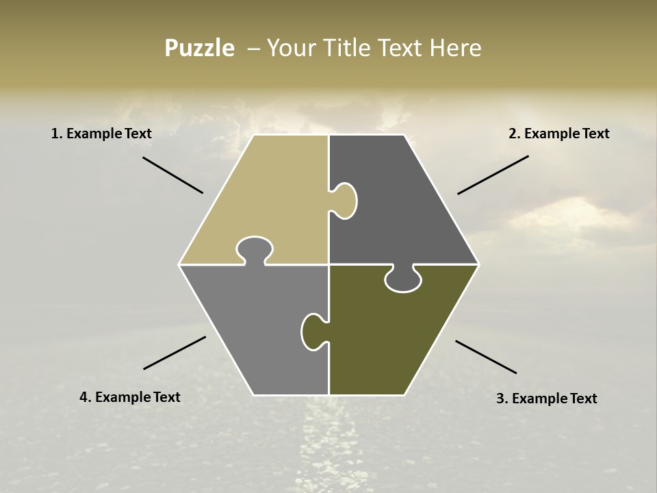 Arrow Non Urban Lane PowerPoint Template