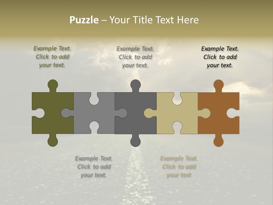 Arrow Non Urban Lane PowerPoint Template