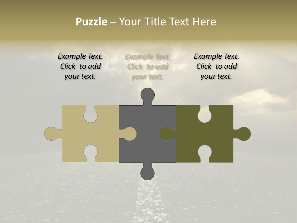 Arrow Non Urban Lane PowerPoint Template